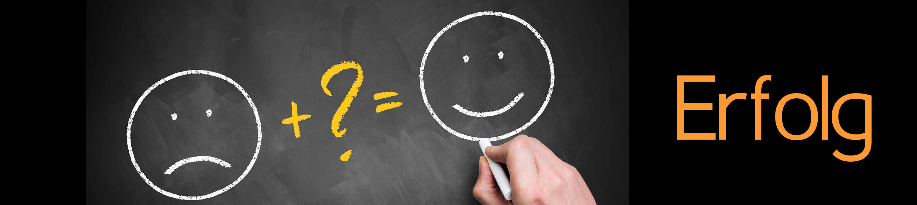 Erfolgreich leben. Tue zu einem schlechten Zustand, einem Stuck-State, eine Ressource (Stärke) hinzu. So verändert sich der Zustand in einen guten, erfolgreichen Zustand.